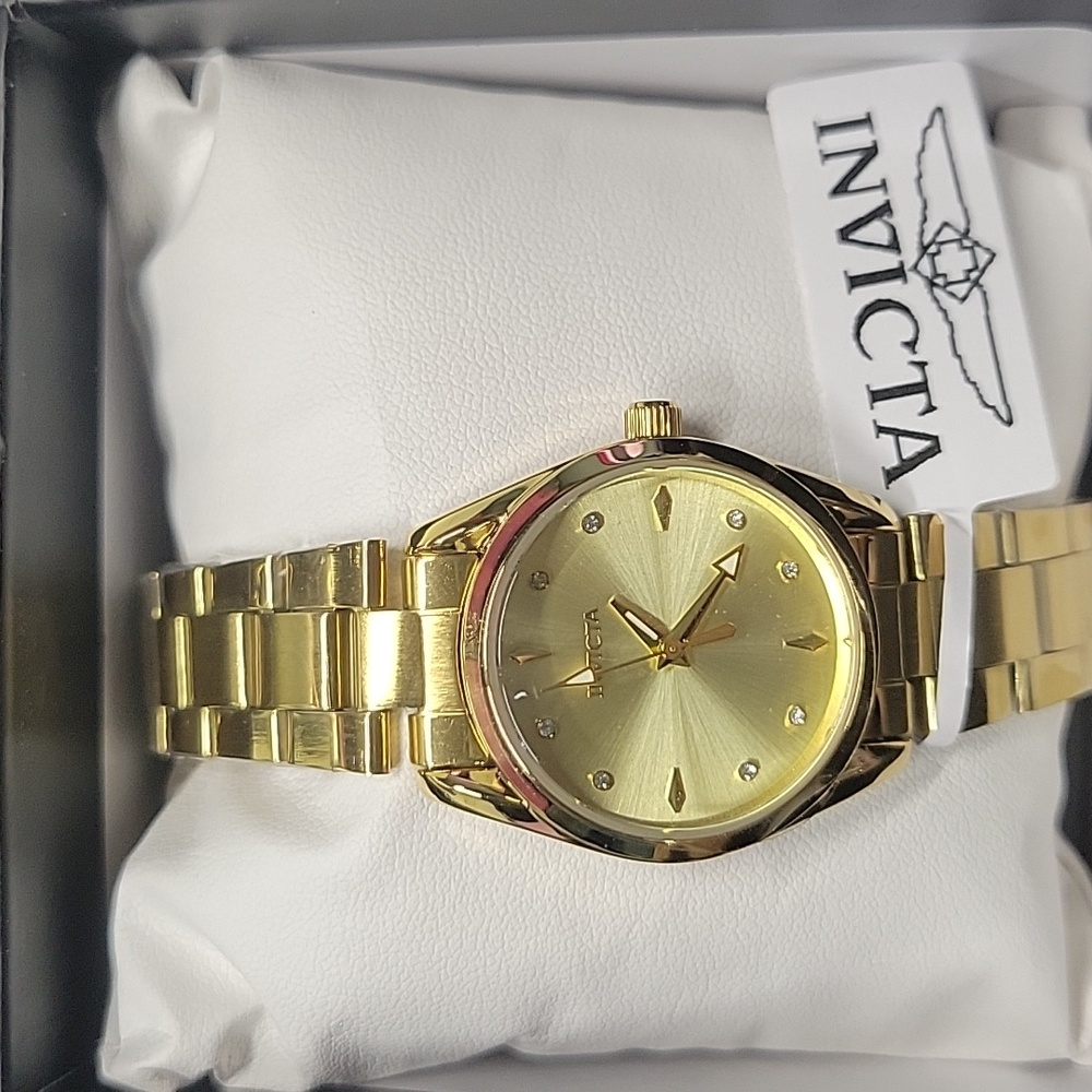 Invicta Celestial Moda Women's Watch - 28mm, Gold (69337) - Picture 4 of 7